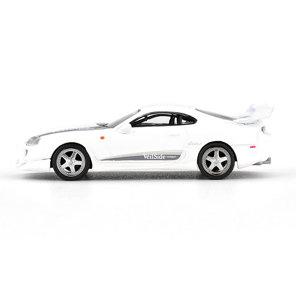 Mini GT 1:64 Toyota Supra VeilSide Combat V-I White Diecast Model Car