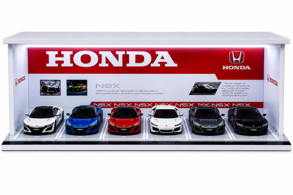 M-COOL 1:64 Honda NSX Garage Diorama with LED Light | Premium Diecast Car Display Parking Lot