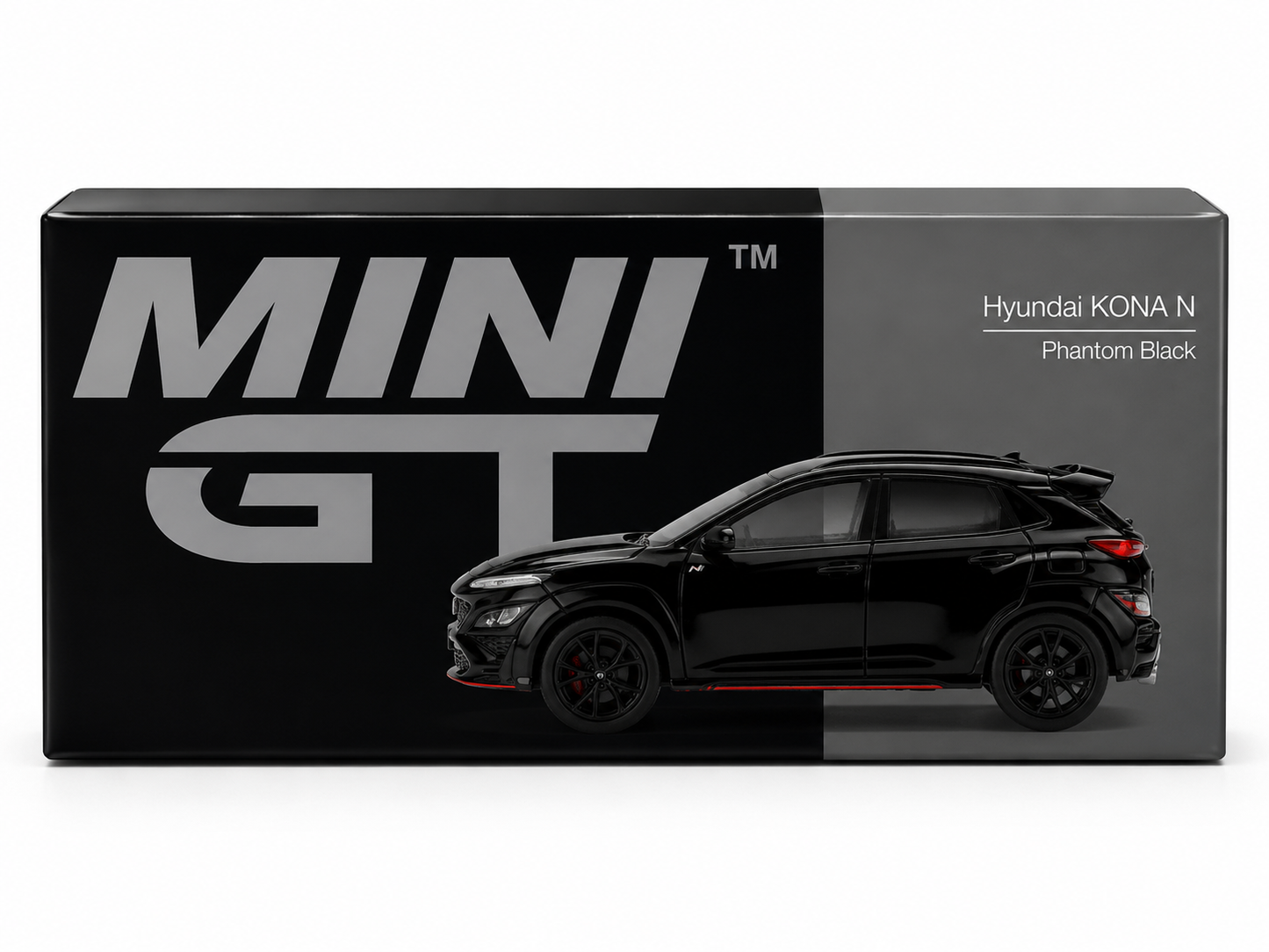 Mini GT 1:64 Hyundai KONA N Phantom Black Diecast Model Car