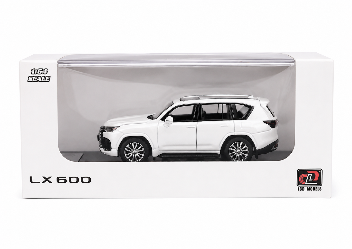 LCD Models 1:64 Lexus LX600 White Die-Cast Model SUV | Premium Collectible Miniature
