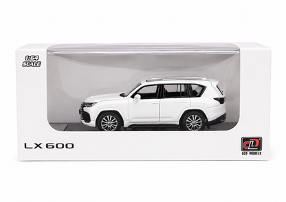 LCD Models 1:64 Lexus LX600 White Die-Cast Model SUV | Premium Collectible Miniature