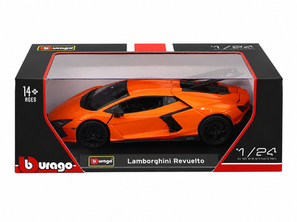 Bburago Lamborghini Revuelto 1:24 Die-Cast Model Car | Orange | Premium Collectible