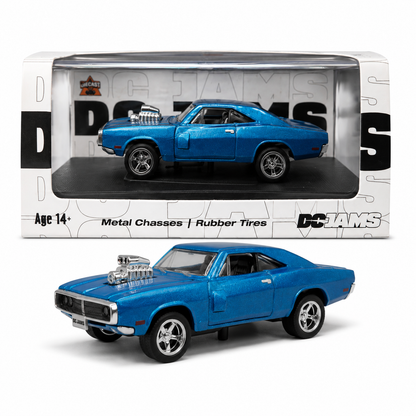 DC JAMS Limited Edition Diecast Car 1:64 Scale | Full Metal Body Muscle Car Replica