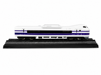 High Speed Bullet Train Toy for Kids | White & Purple Passenger Train | Push & Play Railway Toy With Track & Window Gift Box