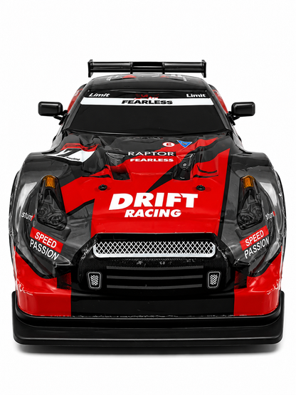 4WD High-Speed RC Drift Car with 2.4GHz Remote | 4x4 Four Wheel Drive | 7.4V Rechargeable Battery | LED Lights | Racing Tires | Ready to Run Drift Car for Kids & Adults