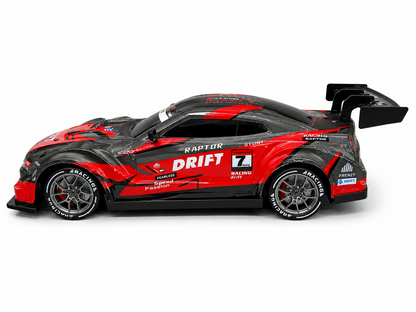 4WD High-Speed RC Drift Car with 2.4GHz Remote | 4x4 Four Wheel Drive | 7.4V Rechargeable Battery | LED Lights | Racing Tires | Ready to Run Drift Car for Kids & Adults