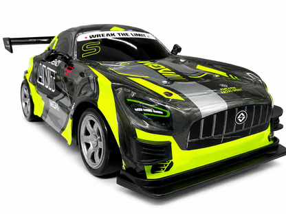 4WD High-Speed RC Drift Car with 2.4GHz Remote | 4x4 Four Wheel Drive | 7.4V Rechargeable Battery | LED Lights | Racing Tires | Ready to Run Drift Car for Kids & Adults