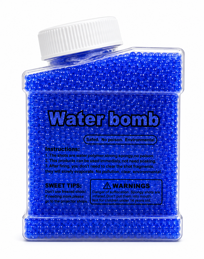 Water Gel Beads Ammo Refill (7-8mm) for Gel Blaster Toy Guns – Eco-Friendly Non-Toxic Water Bombs for Outdoor Play & Sensory Toys