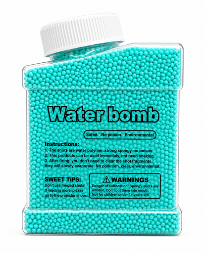 Water Gel Beads Ammo Refill (7-8mm) for Gel Blaster Toy Guns – Eco-Friendly Non-Toxic Water Bombs for Outdoor Play & Sensory Toys