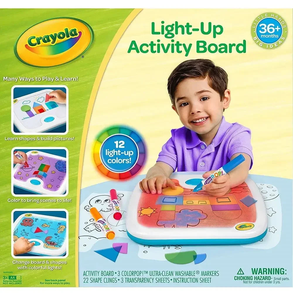 Crayola Light Up Activity Board, Educational Toy for Kids for Age 3-6 Years - Jaiman Toys