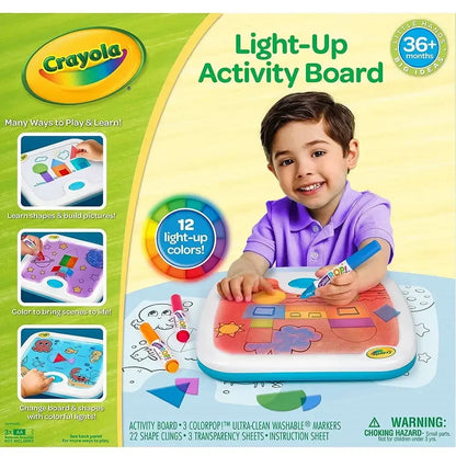 Crayola Light Up Activity Board, Educational Toy for Kids for Age 3-6 Years - Jaiman Toys