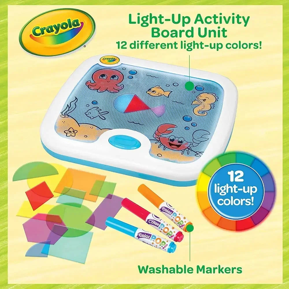 Crayola Light Up Activity Board, Educational Toy for Kids for Age 3-6 Years - Jaiman Toys