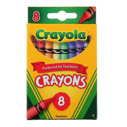 Crayola 8 Large Crayons - Jaiman Toys
