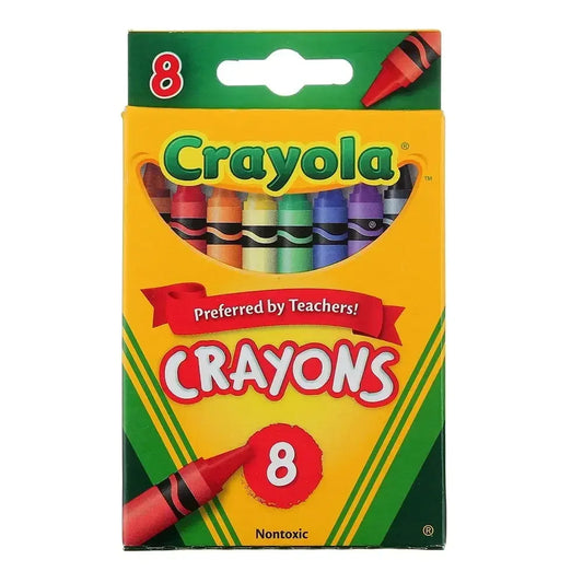 Crayola 8 Large Crayons - Jaiman Toys