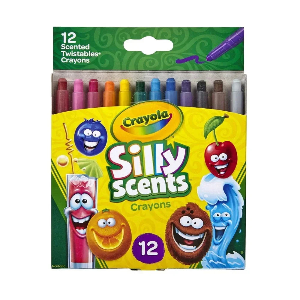 Crayola 12 Silly Scents Twistable Crayons for age 3+ years - Jaiman Toys