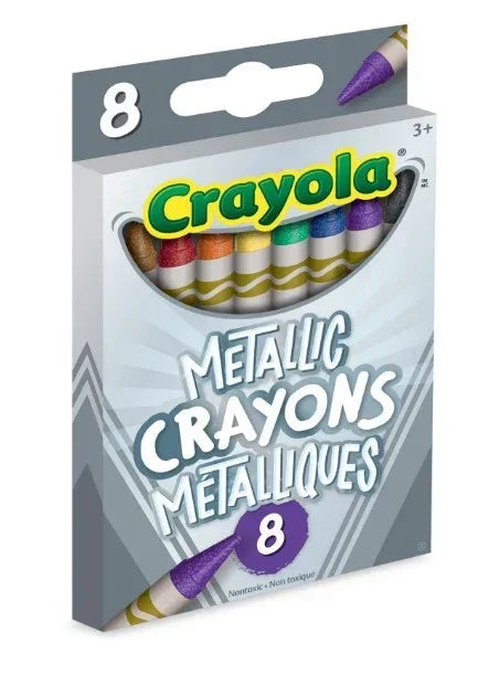 Crayola Metallic Crayons, 8 Count Regular price - Jaiman Toys