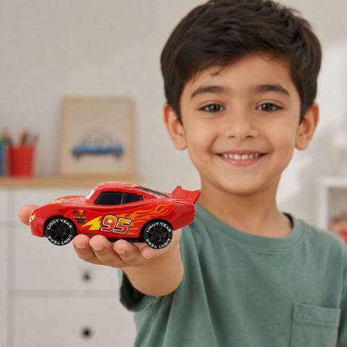 Alloy Series Metal No. 95 Style Diecast Racing Car 1:28 Scale | Pull Back Action Toy Car with Realistic Details | Red Collectible Race Car for Kids & Collectors