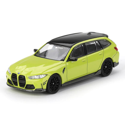 Mini GT 1:64 BMW M3 M Performance Touring Sao Paulo Yellow Die-Cast Model Car | Premium BMW Wagon Collectible