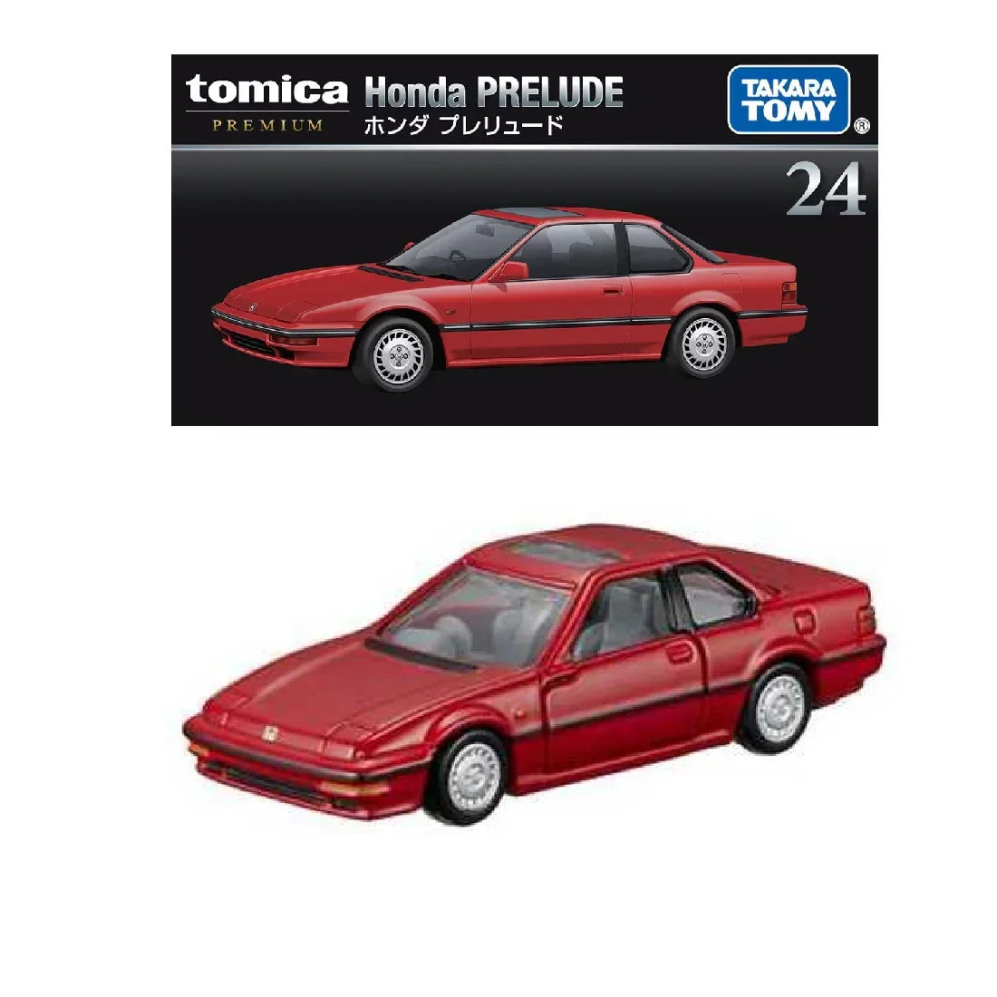 Tomica 24 Premium Honda Prelude- TAKARA TOMY -Diecast Scale Model Car - Jaiman Toys