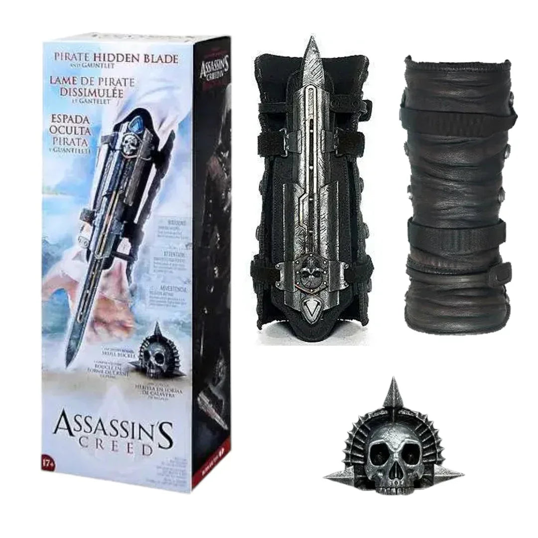 Assassin's Creed IV: Black Flag Hidden Blade and Gauntlet Set! Role-Play Accessory Age 17+ - Jaiman Toys