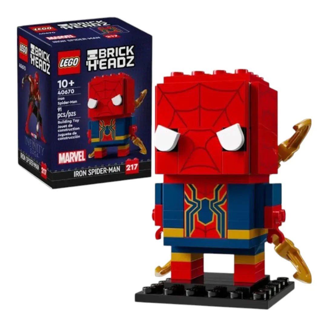 Lego 40670 BrickHeadz Iron Spider-Man (91 Pieces)