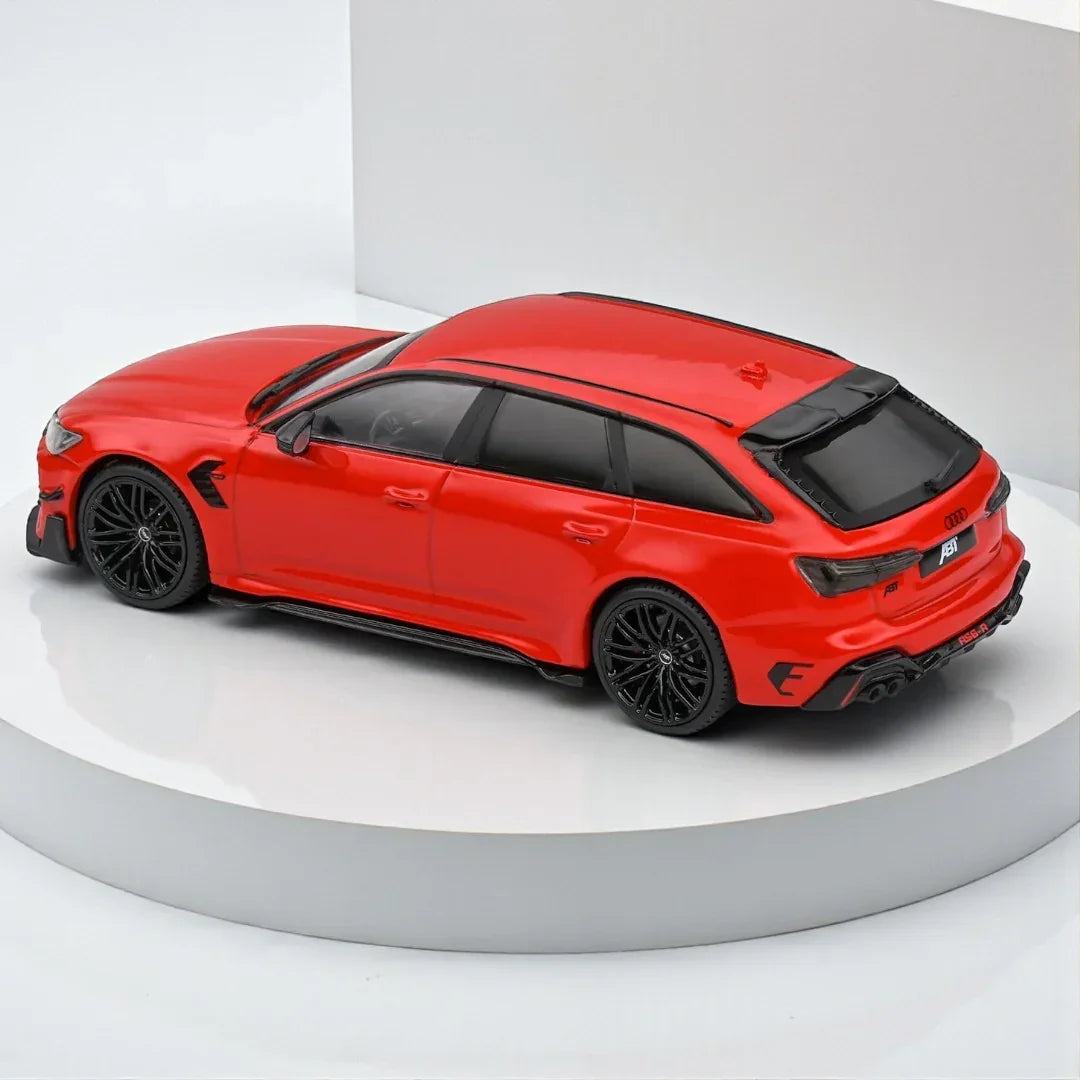Solido 1:43 ABT RS6-R 2022 (Audi RS6 Avant C8) Misano Red Diecast Model Car – S4310706