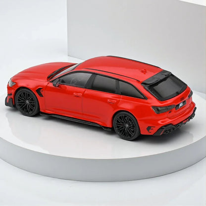 Solido 1:43 ABT RS6-R 2022 (Audi RS6 Avant C8) Misano Red Diecast Model Car – S4310706