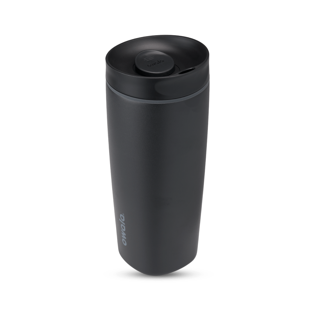 Owala SmoothSip Slider Tumbler 20oz / 596ml – Insulated Stainless Steel Travel Coffee Mug with Leak-Resistant Sliding Lid ( Pack of 1)