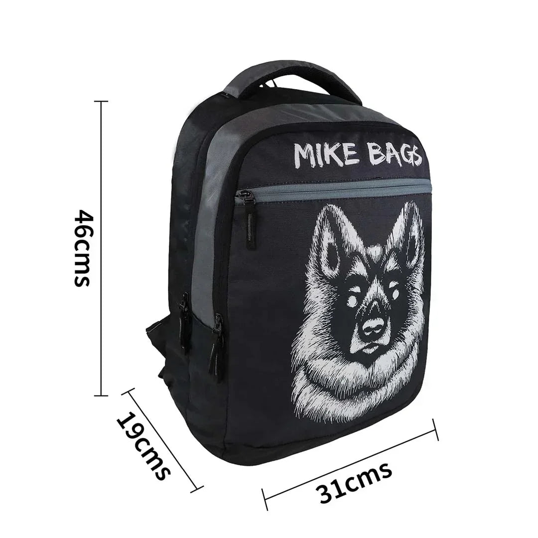 Mike Mellow Backpack – Black | 18-Inch Stylish & Durable Everyday Backpack - Jaiman Toys