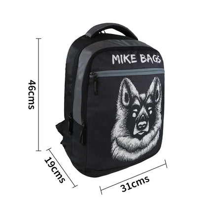 Mike Mellow Backpack – Black | 18-Inch Stylish & Durable Everyday Backpack - Jaiman Toys