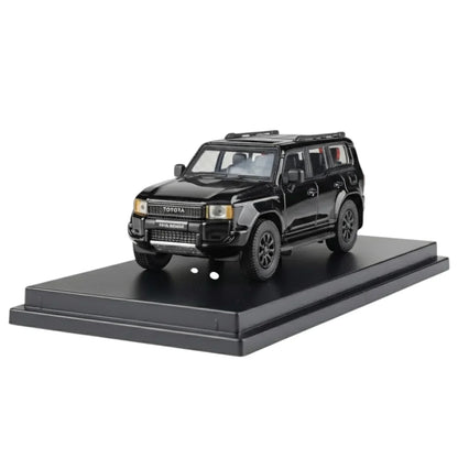 PARA64 1:64 2024 Toyota Land Cruiser 250 RHD Prado Black  PA-65744 Diecast Car Model
