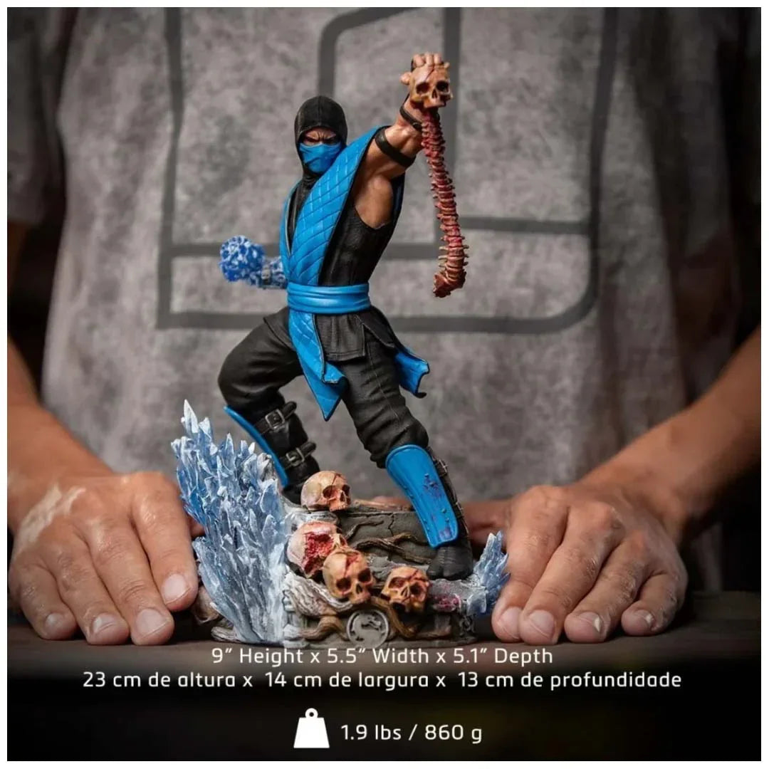 Iron Studios Mortal Kombat Sub-Zero Statue – 1/10 Scale Collectible Showpiece | Iconic Fighter in Stunning Detail - Jaiman Toys