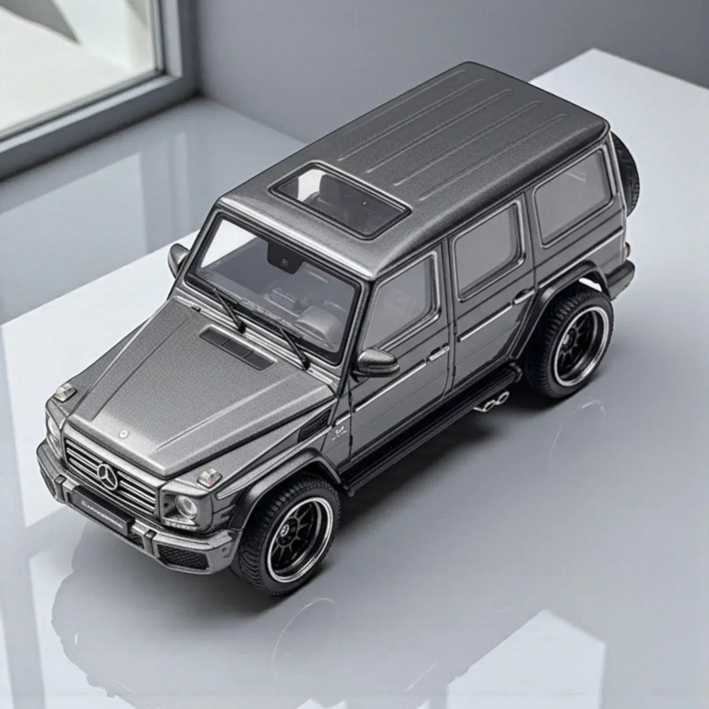 LMF 1:64 Mercedes-Benz G63  Metalic Grey Diecast Car Model