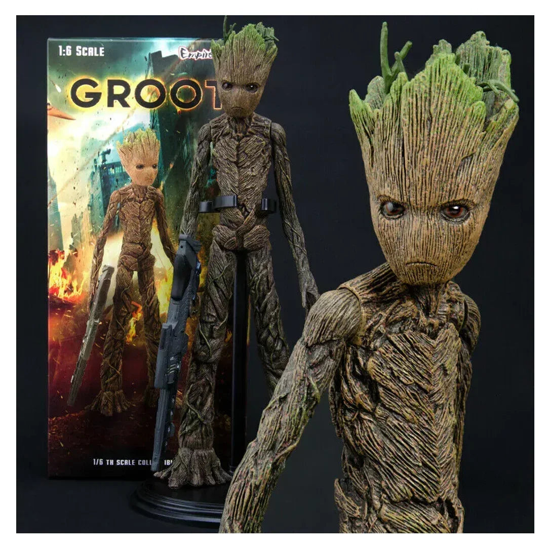 GROOT- 1/6th Scale Marvel Superhero Movie Inspired Figurines (30 cm) Age 14+ - Jaiman Toys