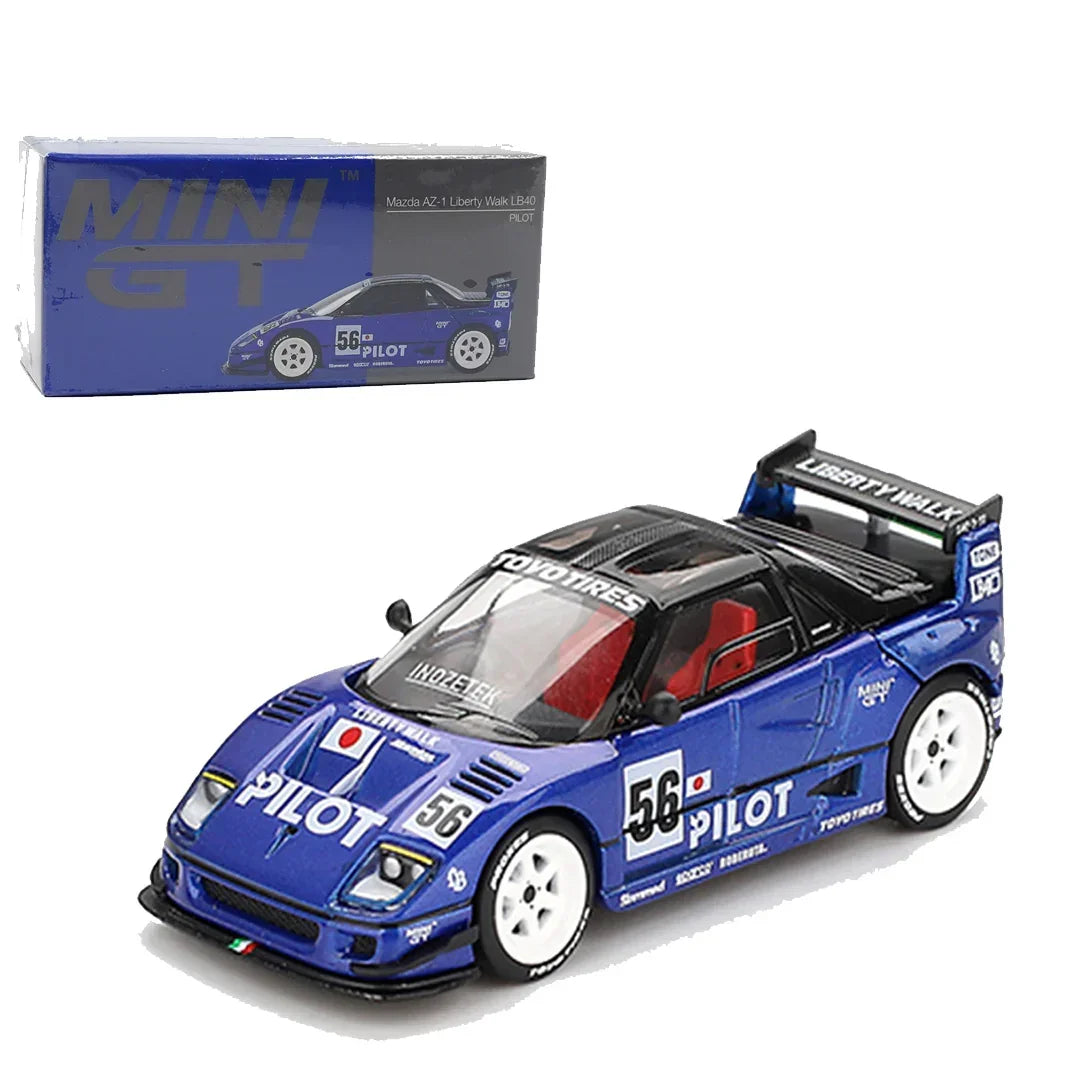Mini GT 1:64 Mazda AZ-1 Liberty Walk LB40 PILOT RHD Diecast Model Car