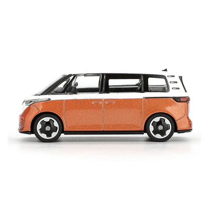 Mini GT 1:64 Volkswagen ID.Buzz Candy White Energetic Orange RHD – Diecast Model Car