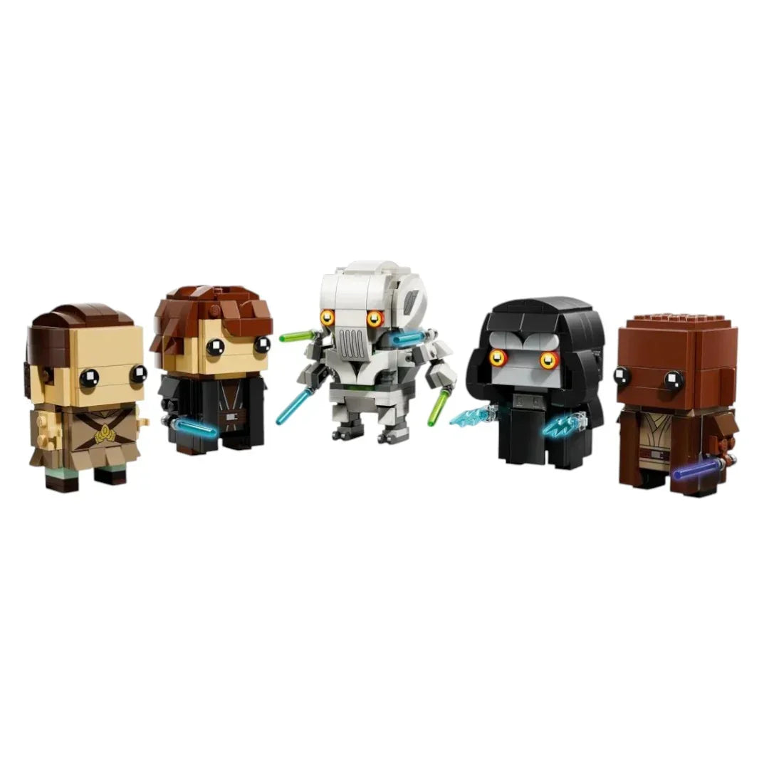 LEGO 40796 BrickHeads, Lego Star Wars Revenge of the Sith Heroes and Villains Collectible Building Set (656 Pieces)
