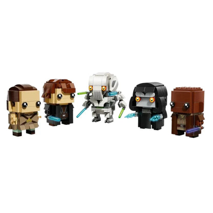 LEGO 40796 BrickHeads, Lego Star Wars Revenge of the Sith Heroes and Villains Collectible Building Set (656 Pieces)