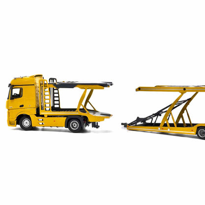 UNIQUE MODELS x Tiny 1:64 Mercedes-Benz Actros MP5 Black City Transporter Die-Cast Truck Model
