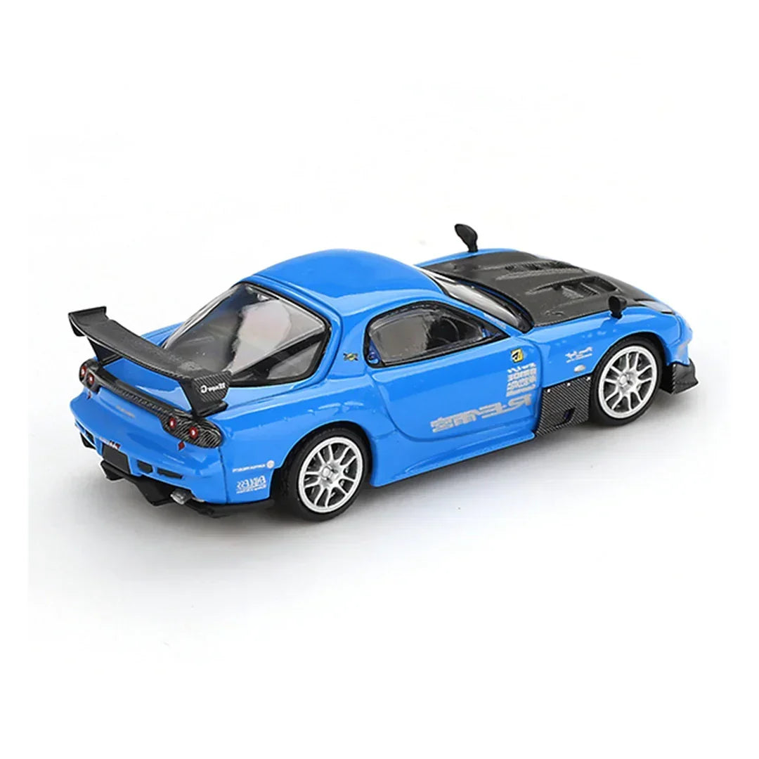 Mini GT 1:64 Duo Set Mazda RX-7 LB Super Silhouette Black + RX-7 Re-Amemiya 20B 3-Rotor Blue – Liberty Walk Widebody Premium Diecast Cars