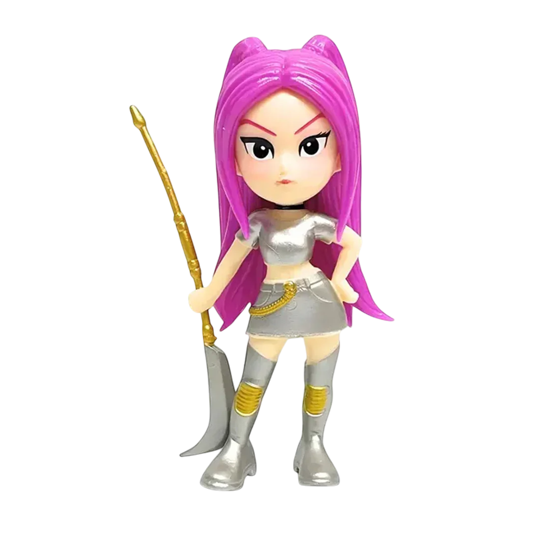 K-Pop Demon Hunters Collectible Figure – Nova Steel | Anime-Style Action Figure with Weapon | Single Piece Toy