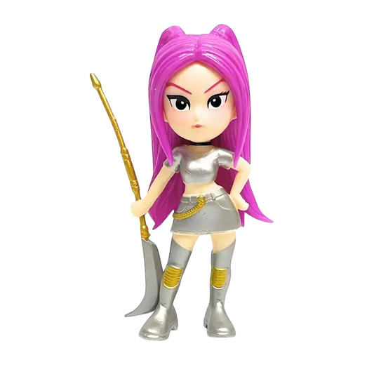 K-Pop Demon Hunters Collectible Figure – Nova Steel | Anime-Style Action Figure with Weapon | Single Piece Toy