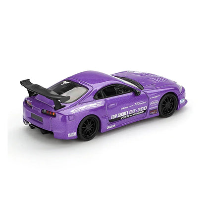 Mini GT 1:64 Toyota Supra A80 Top Secret GT-300 Purple RHD – Diecast Car