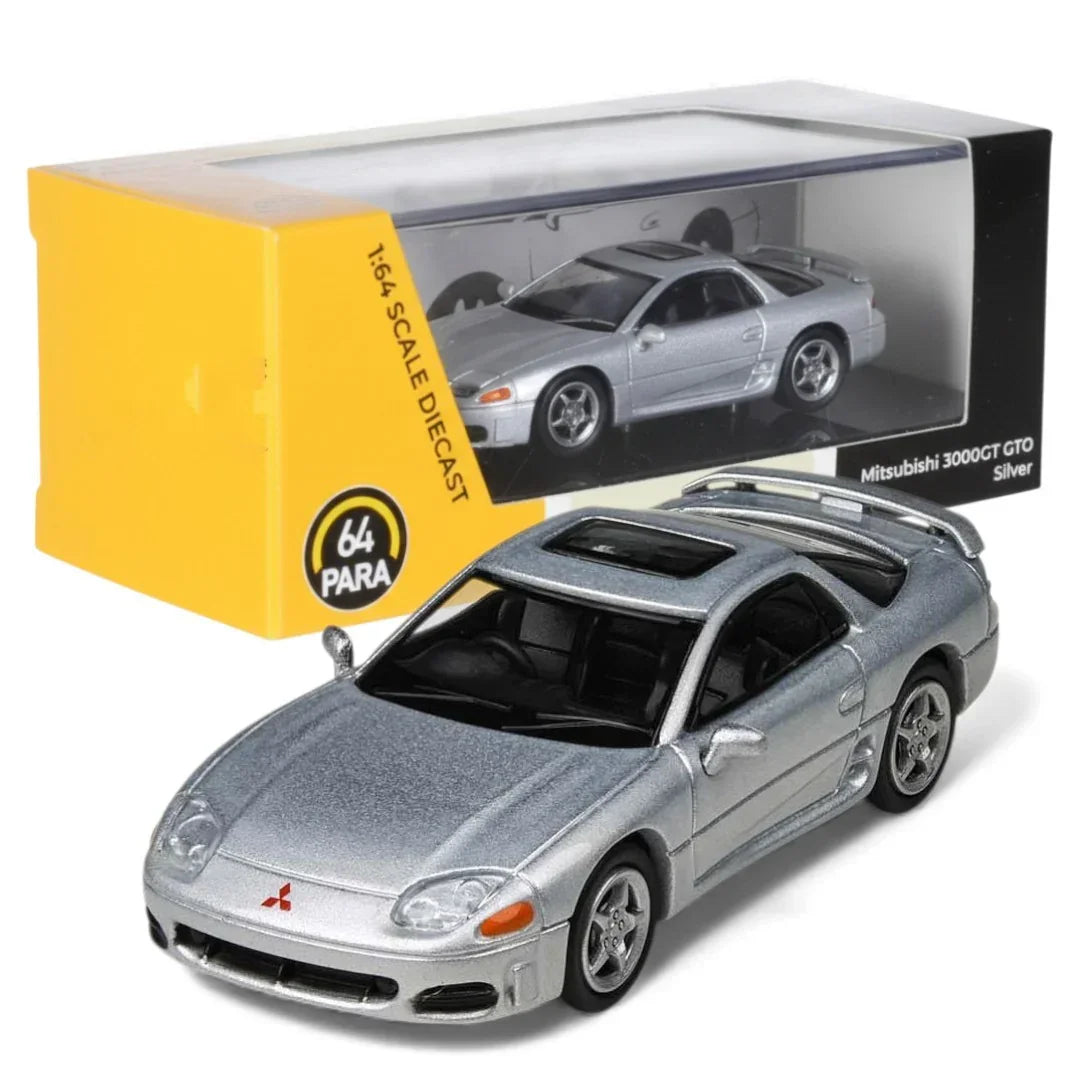 PARA64 1:64 Mitsubishi GTO / 3000GT 1994 Silver RHD – Diecast Model Car