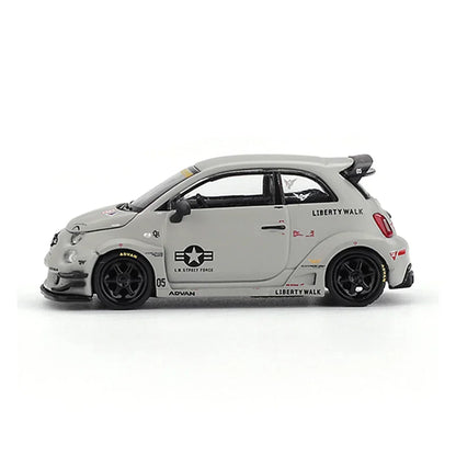 Mini GT 1:64 Duo Set (Blister Pack) – Nissan LBWK S15 Silvia Garasi Drift 2025 + Abarth 595 LB-WORKS Abas Works Fighters Diecast Models