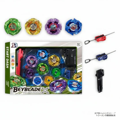 Beyblade X High-Speed Rotation Battle Set -Assorted Colours | Multi Spinning Tops with Launchers | Action Battle-1 Piece Random