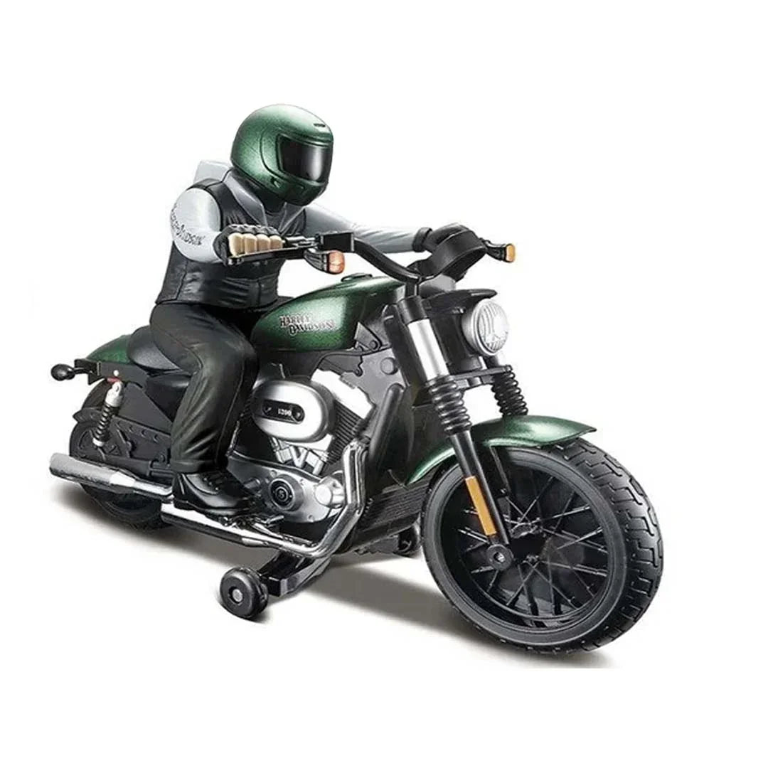 Maisto Tech RC Harley-Davidson XL 1200N Nightster – Green 1:6 Scale Motorcycle with Remote Control - Jaiman Toys