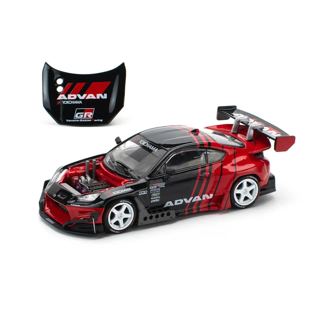 Poprace 1:64 Pandem GR86 Advan – Widebody JDM Diecast Model Car