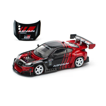 Poprace 1:64 Pandem GR86 Advan – Widebody JDM Diecast Model Car