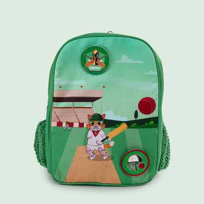 Filli & Me Filli Plays Cricket HugBag | 17L Kids School Backpack for Ages 6–7 Years | Lightweight School & Travel Bag